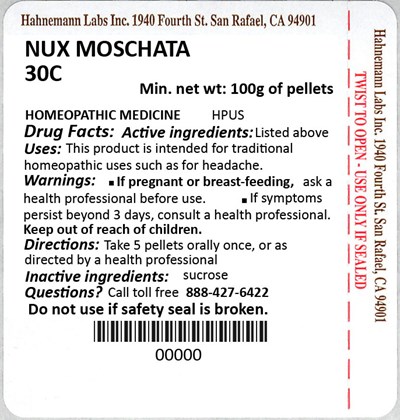 Nux Moschata 30C 100g.jpg Nux Moschata 30C 100g - Nux Moschata 30C 100g